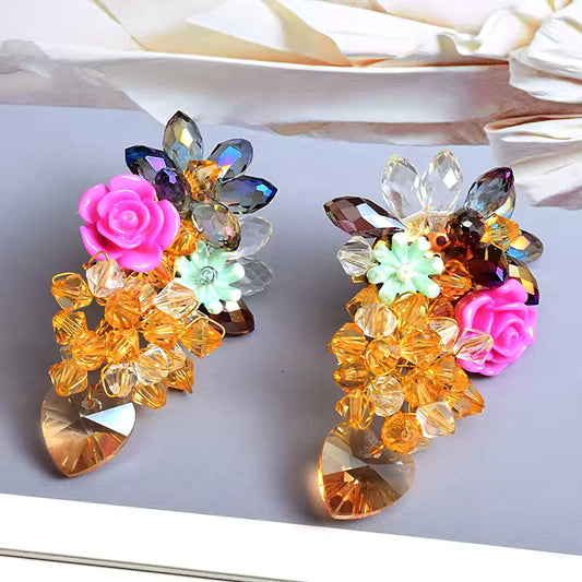 Acrylic Flower Earrings