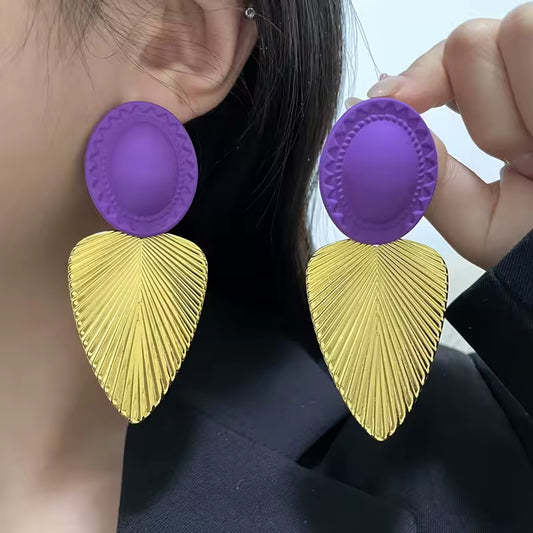 Leaves Pendant Earrings