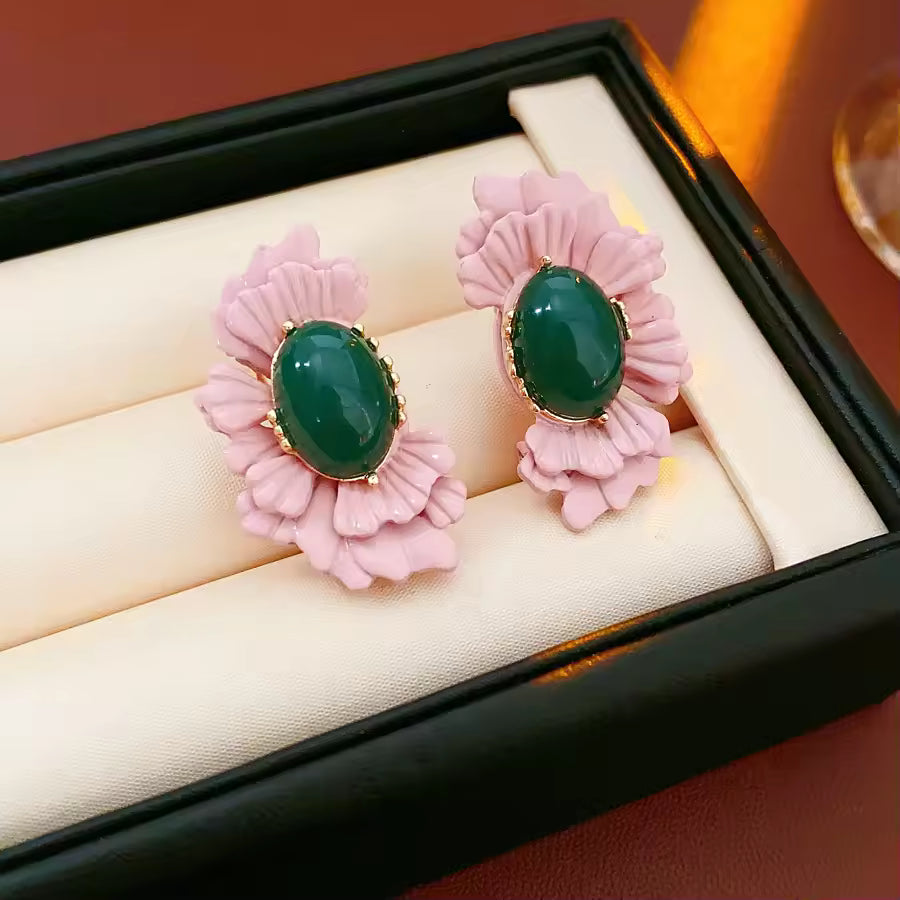 Retro Flower Earrings