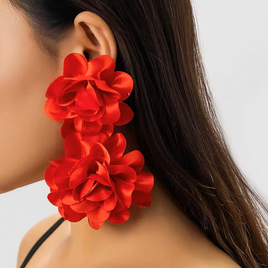 Fluffy Petal Earrings