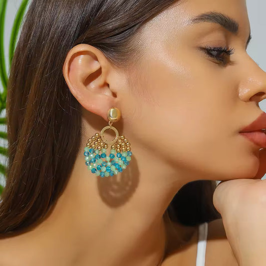 Beaded Drop Earrings