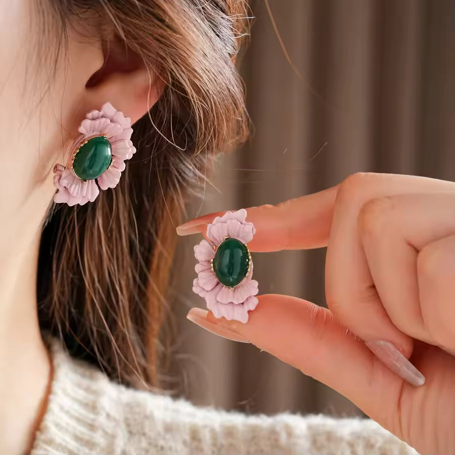 Retro Flower Earrings