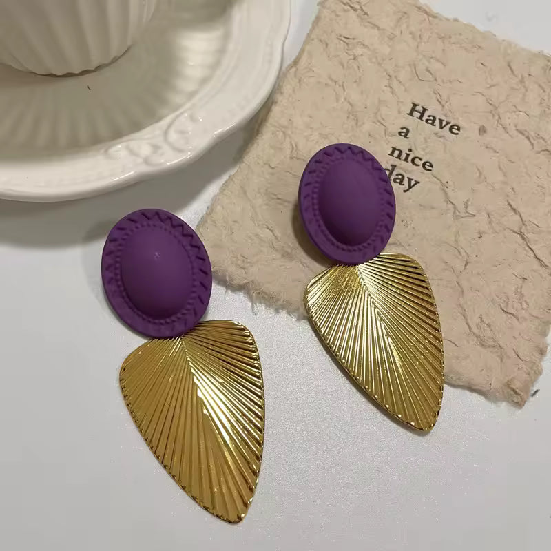 Leaves Pendant Earrings
