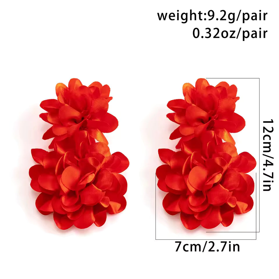 Fluffy Petal Earrings